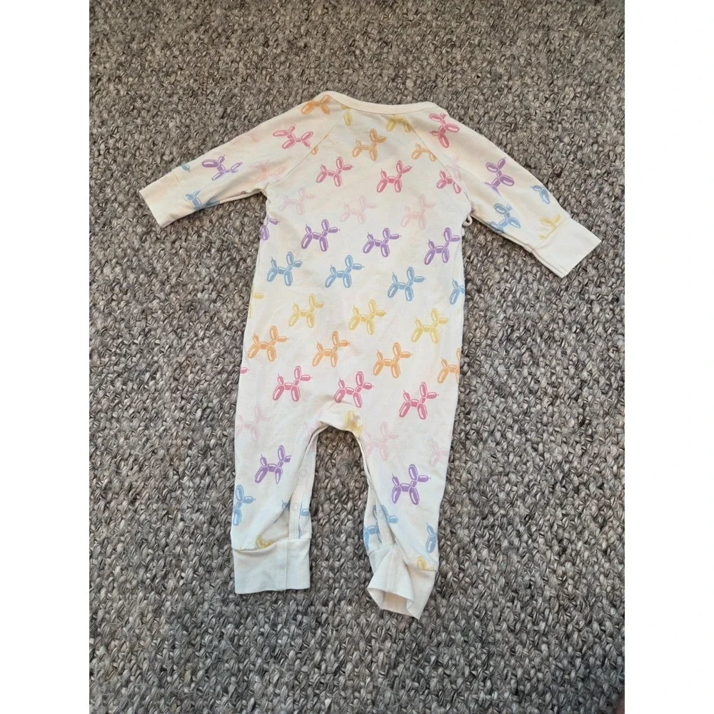 Monica and Andy Set Romper One Piece Pajamas Infant 6-9 Months
